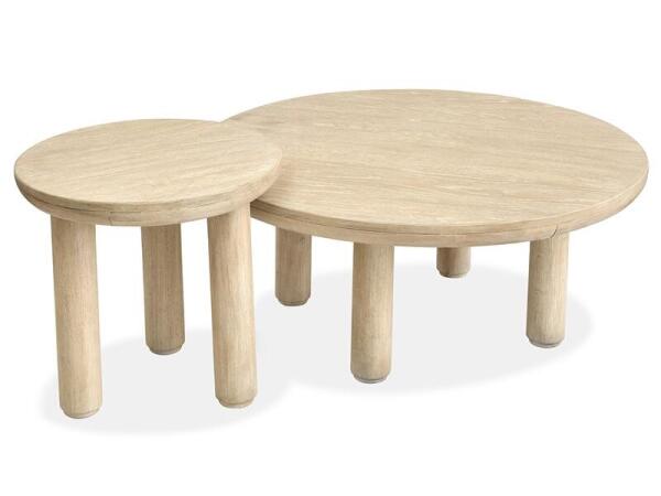 Sunset Cove Nesting Cocktail Table w/Casters - Image 9