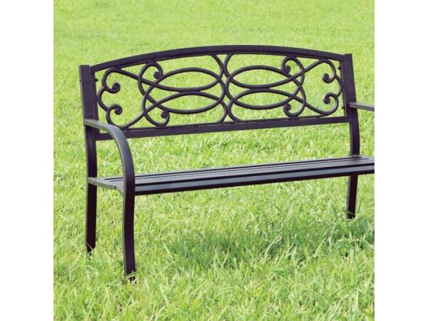 Potter Patio Bench Outdoor Chairs Black