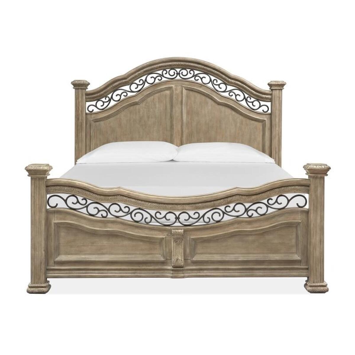 c739f8f823a57c66e0c203d51c007fb3 Marisol B5132-64H Wood King Panel Bed Headboard KD - Image 1