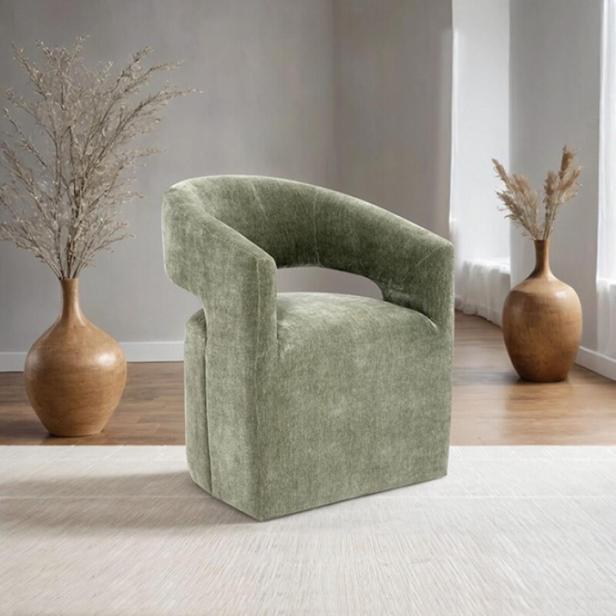 Tresa Arm Chair with Casters - Image 3