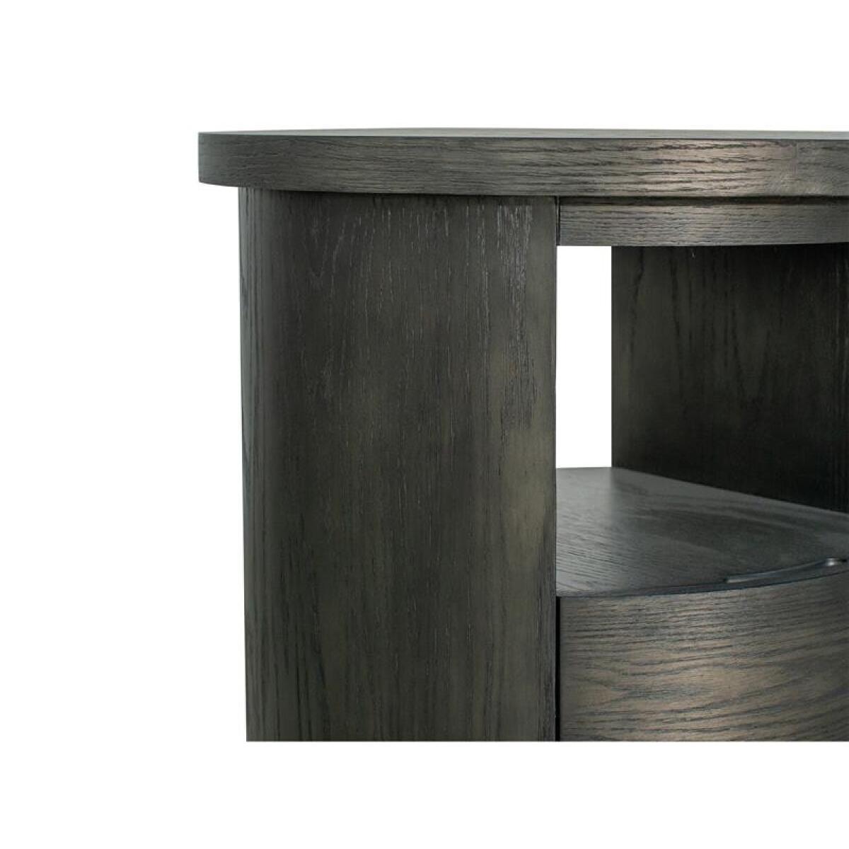 Bosley Dk. Brown Round End Table - Image 4