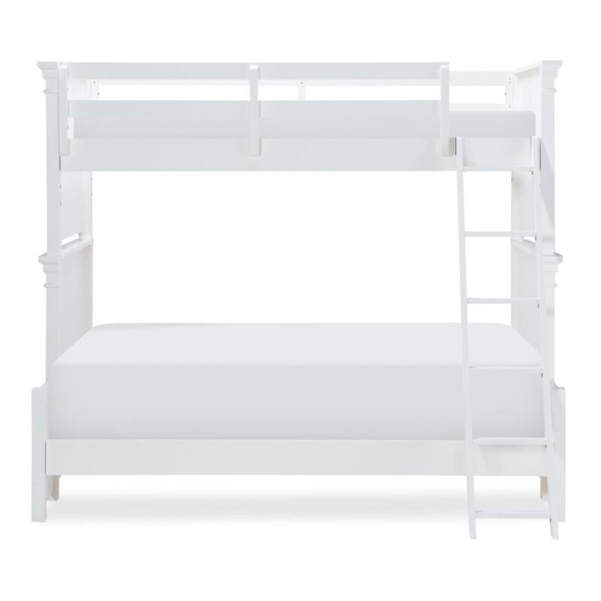 Complete Bunk Twin Full Ext White Youth Beds Legacy Classic Furniture 5