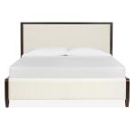Rowan Wood King Panel Bed Upholstered Footboard SU