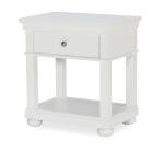 Open Night Stand White Finish