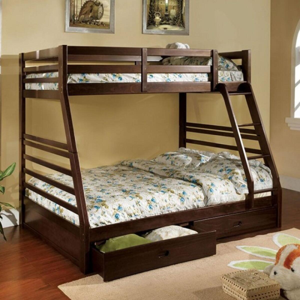 California Bunk Bed Youth Beds Brown 5