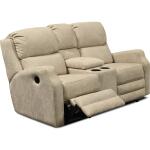 Double Reclining Loveseat Recliners Cream 5