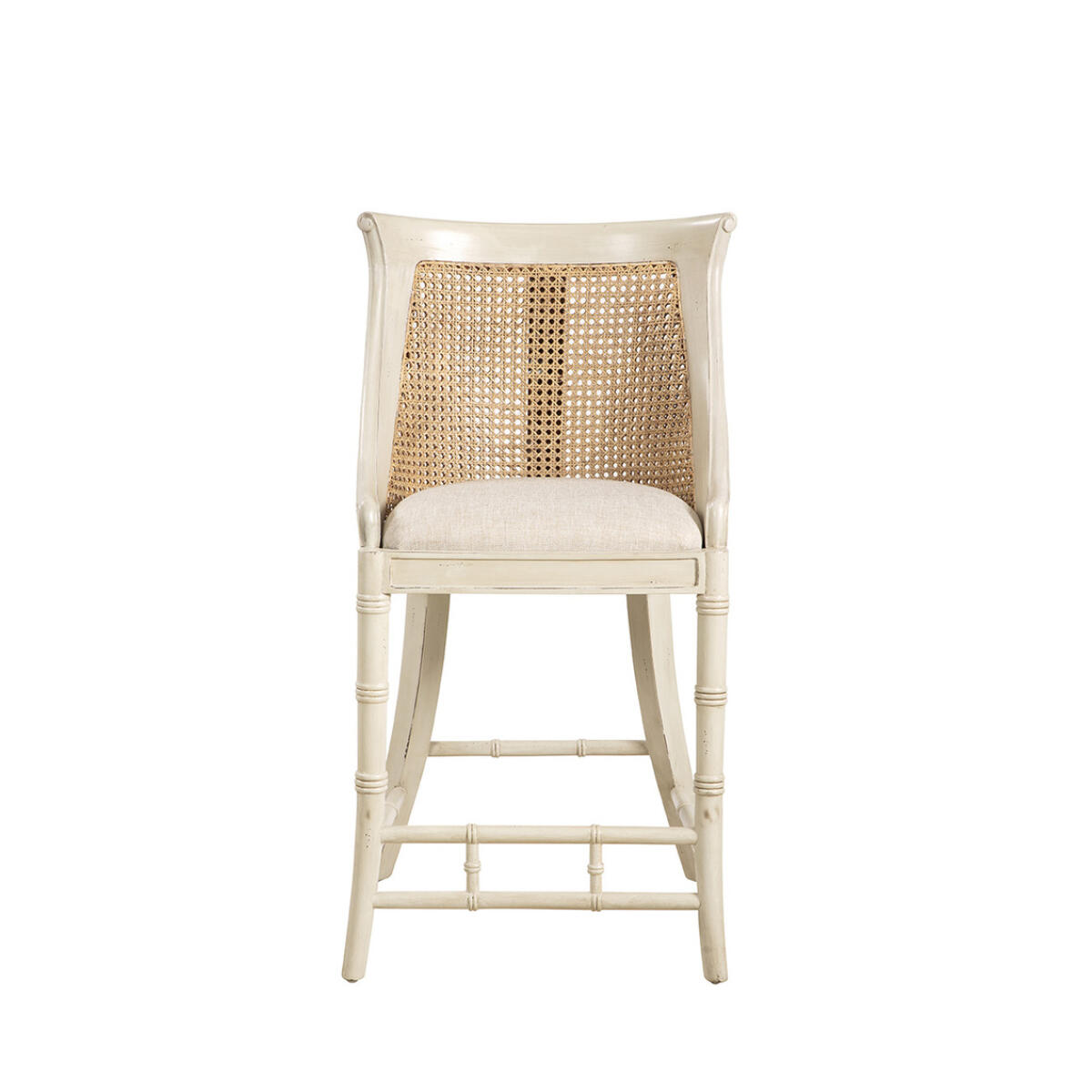 Cream Spoonback Counter Stool - Image 3