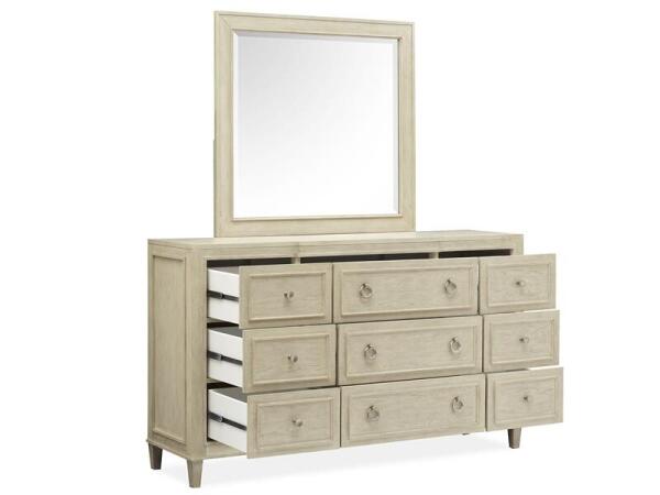 Sheridan Landscape Mirror Bedroom Mirrors Cream 14