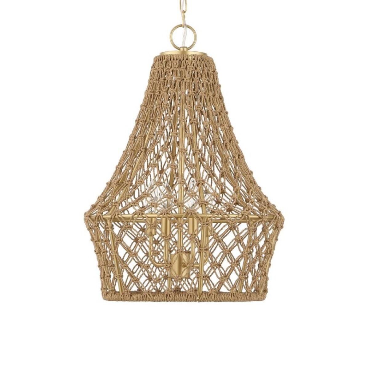 Macrame, 4 Lt Pendant - Image 7