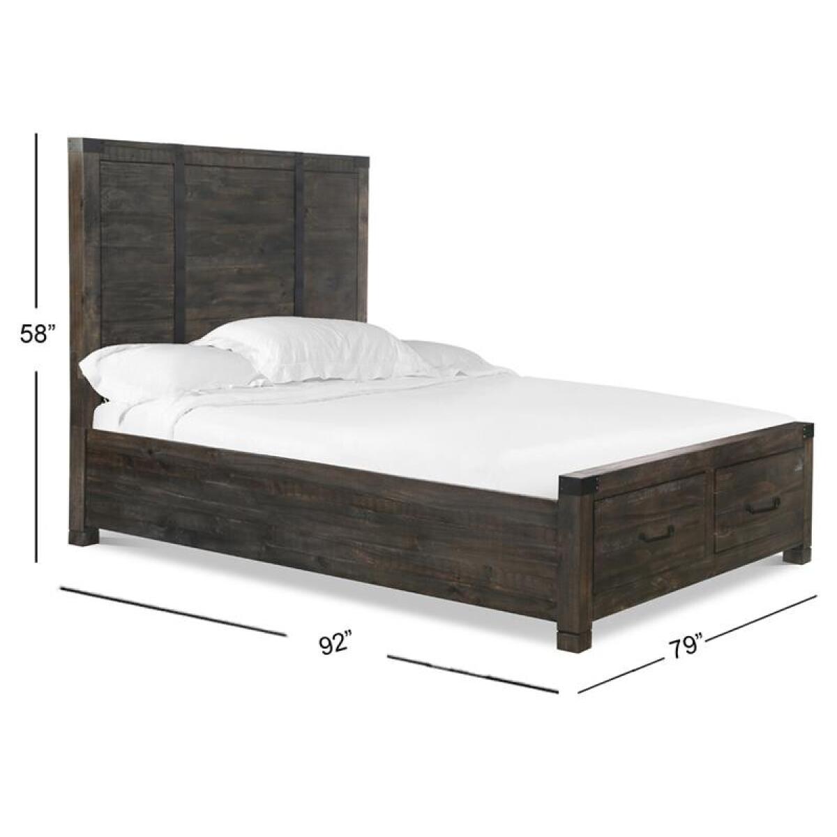 Abington B3804-75 Cal.King Panel Storage Bed - Image 4