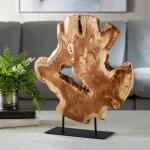 Bahati Wood Sculpture, Natural - Image 3