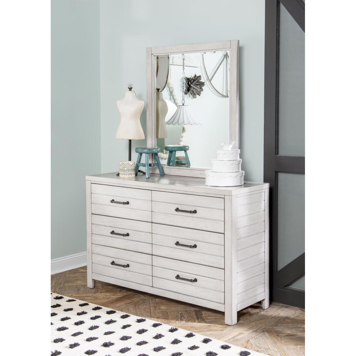 Mirror Stone Path Gray Finish Bedroom Mirrors Legacy Classic Furniture 6