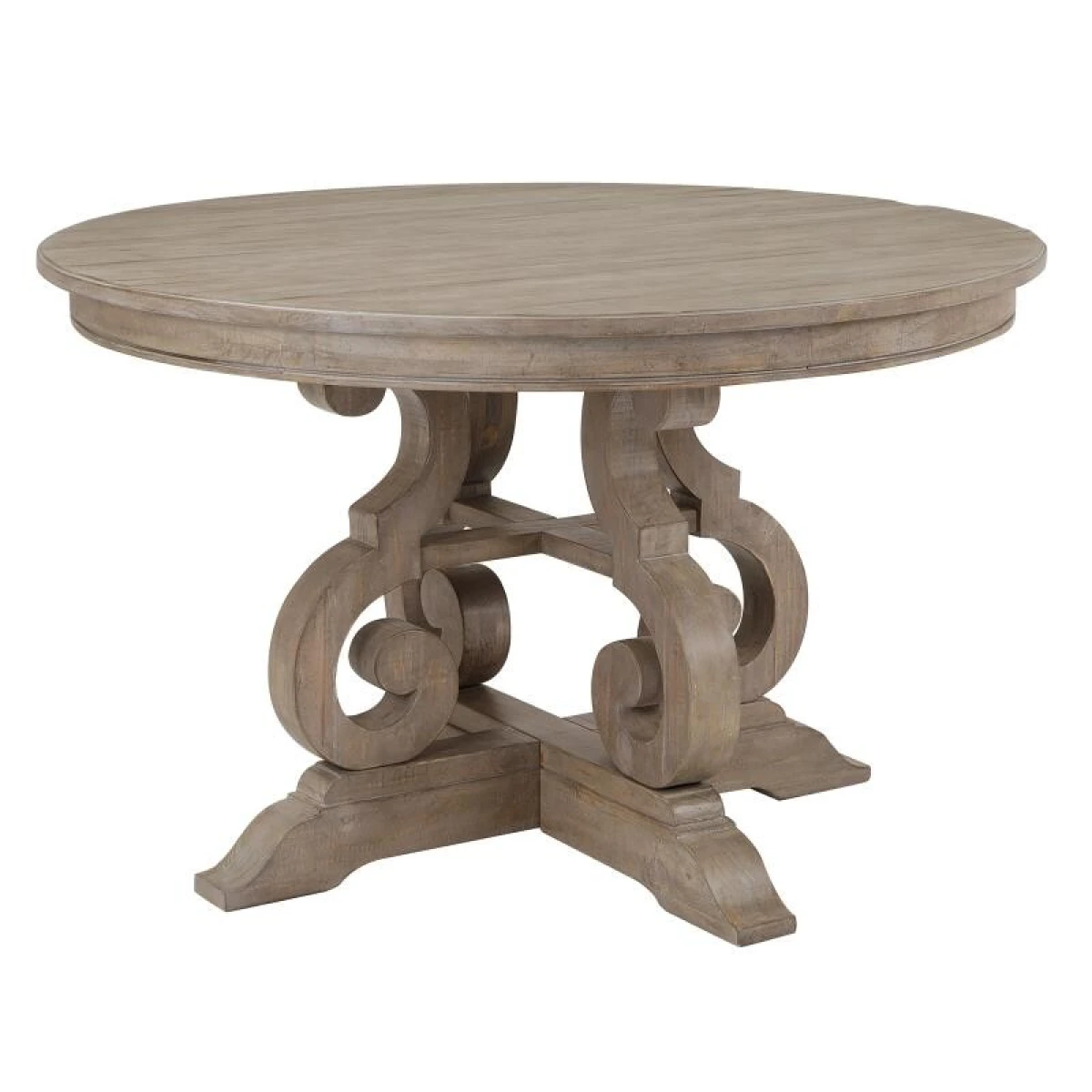 Tinley D4646-22B Wood 48" Round Dining Table Base KD - Image 2