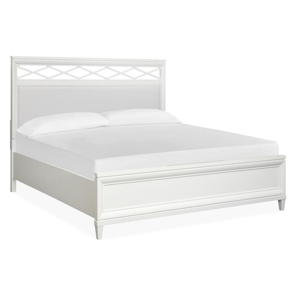 Springhouse Complete Queen Panel Bed w/Upholstered Headboard - Image 4