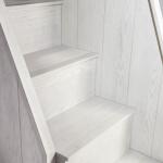 Complete Twin Over Full Bunk Bed Youth Beds Bleached Linen 17