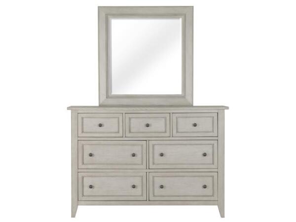 Raelynn Portrait Concave Framed Mirror Bedroom Mirrors Cream