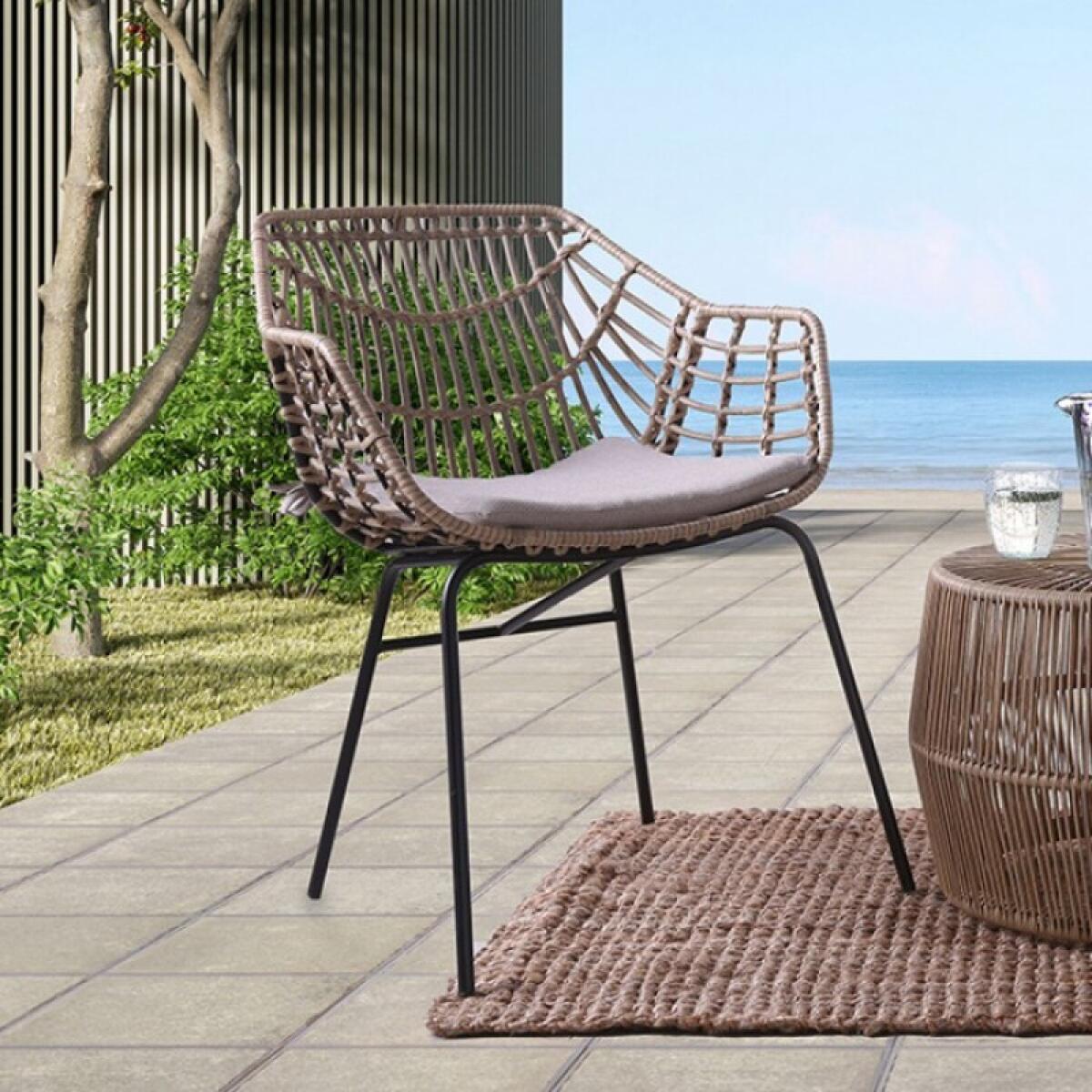 Livana Outdoor Chair (2/CTN) Outdoor Chairs Brown 4