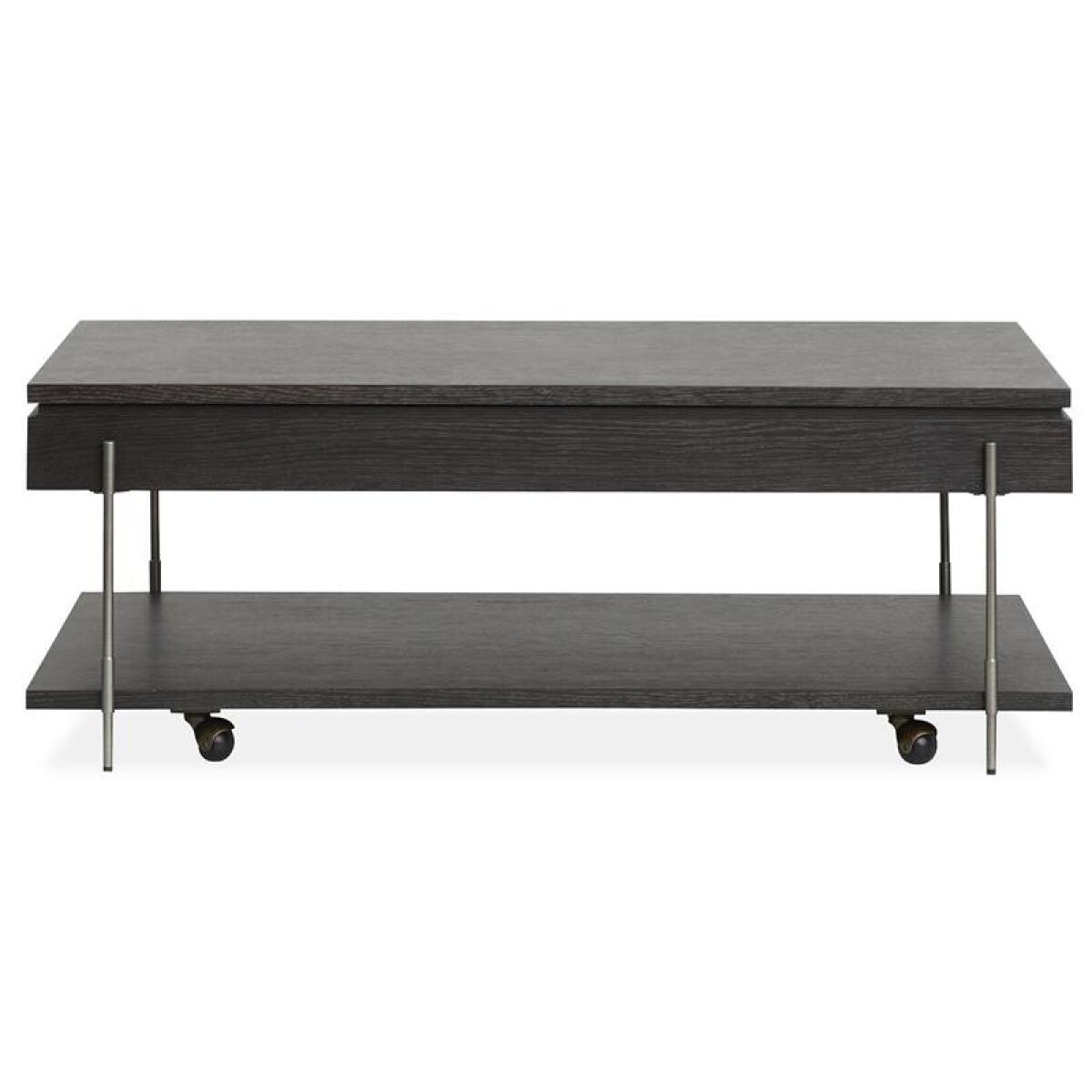 Spencer Lift Top Storage Cocktail Table w/Casters - Image 7