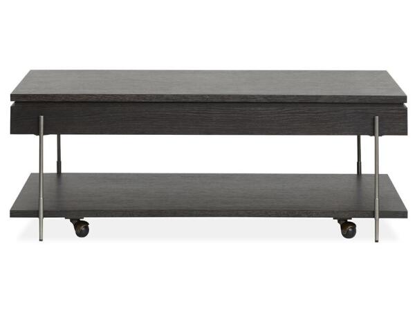 Spencer Lift Top Storage Cocktail Table w/Casters - Image 7