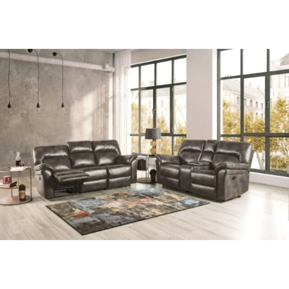 Josias Loveseat Loveseats Dark Gray 5
