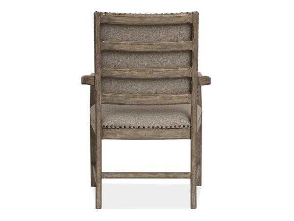 Claremont Dining Arm Chair w/Upholstered Seat & Back (2/ctn) Chairs & Benches Brown 13