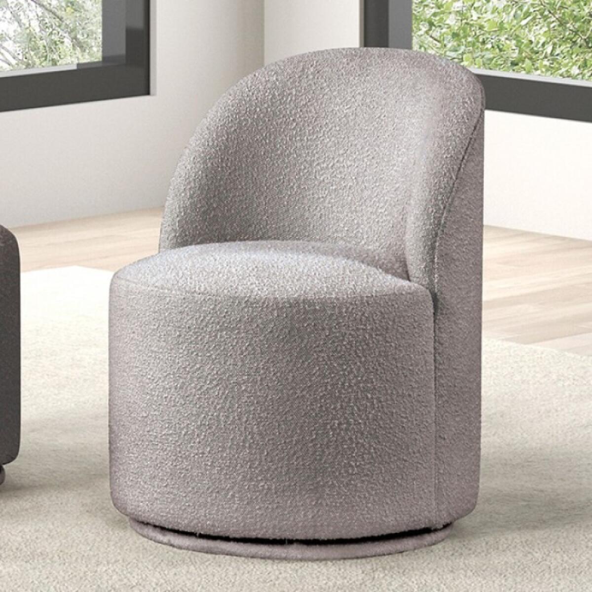 cc5abb4297e131d41d79f863a84adee6 Broager Dining Swivel Chair, Light Gray - Image 1