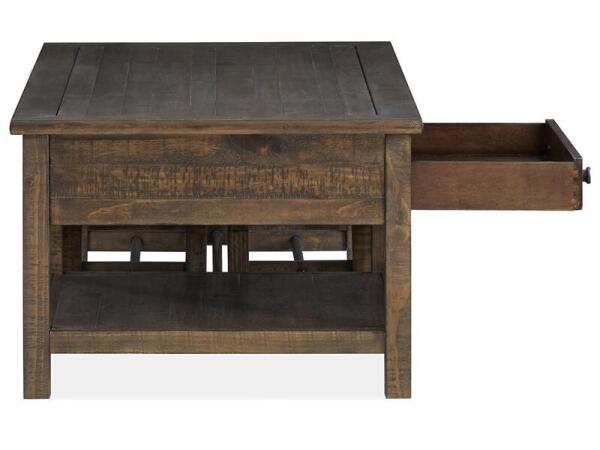 Smithton Rectangular Cocktail Table w/2 Stools - Image 6