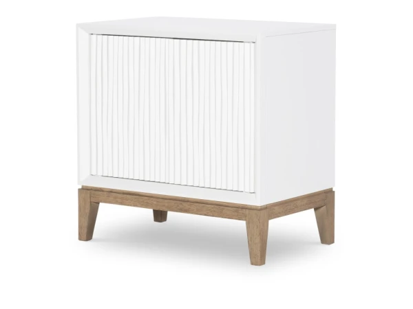 Nightstand Nightstands Cloud White And Desert Oak