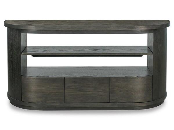 Bosley T5762-75 Brown Demilune Console - Image 2
