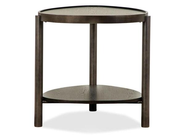 Hadleigh Black Shaped Accent End Table - Image 5
