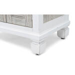 Islamorada 1-drawer / 2-door Electrified Coastal Nightstand - Image 8