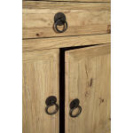 Large Old Elm Sideboard Dining Storage Brown 12