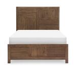 Complete Panel Bed, Full 4/6 Brown Finish Youth Beds Brown 13