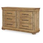 Dresser 6 Drawers Dressers Barnwood Oak 7