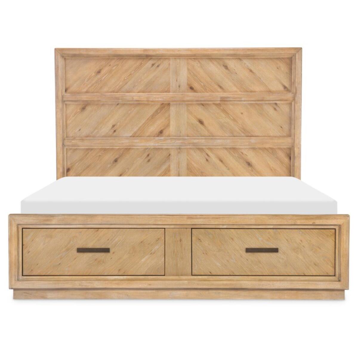 Complete Cal King Panel Storage Bed 6/0 - Image 3
