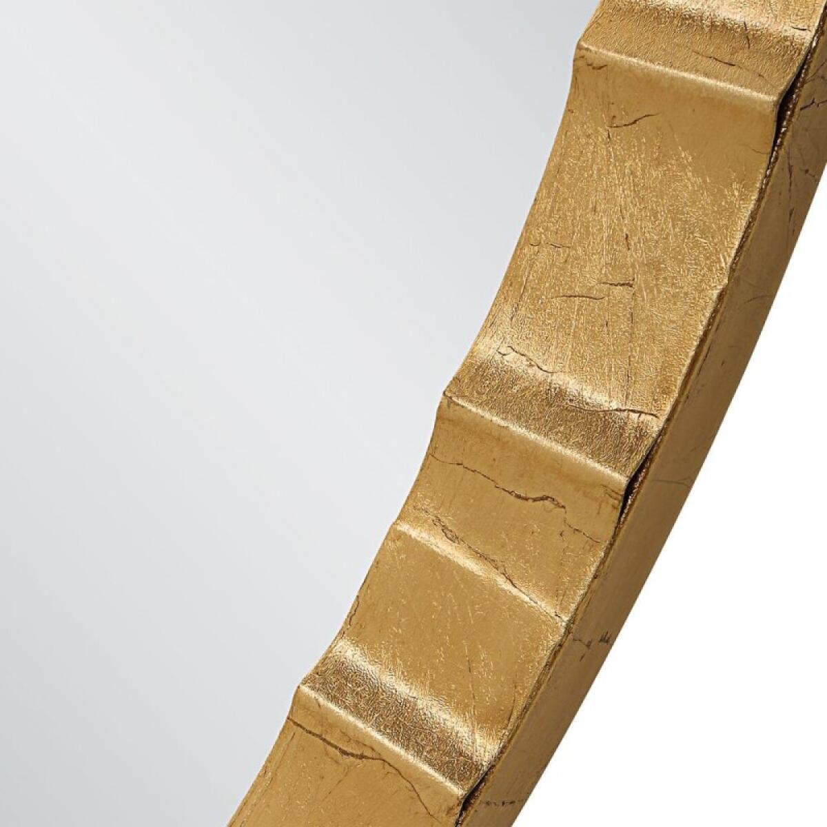 Dandridge Round Mirror, Gold - Image 6