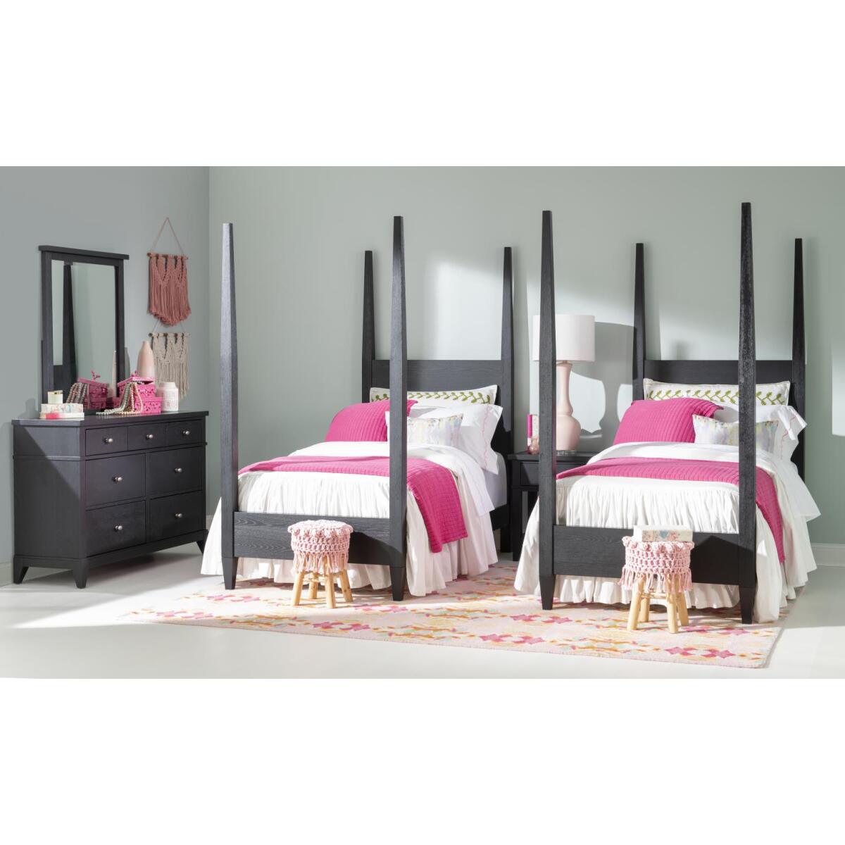 Complete Poster Bed Twin 3/3 Blacksmith Youth Beds Black 7
