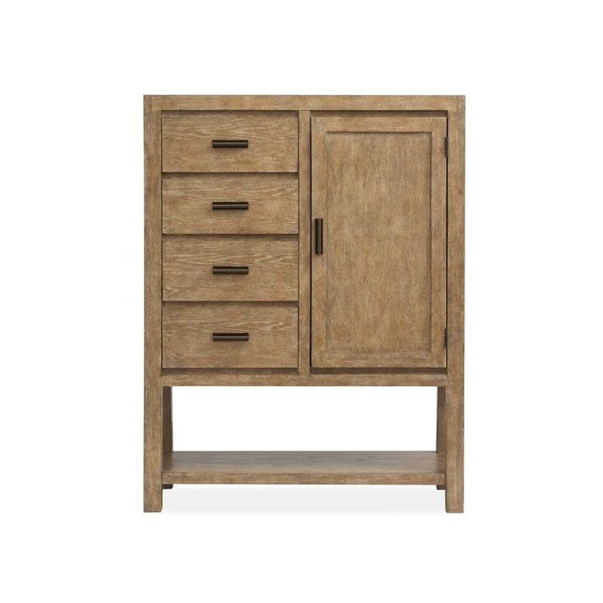 Plum Creek – LT. Brown Door Chest Chests Brown 4