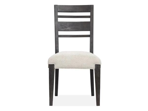Plum Creek - Black Dining Side Chair w/Upholstered Seat (2/ctn) - Image 7