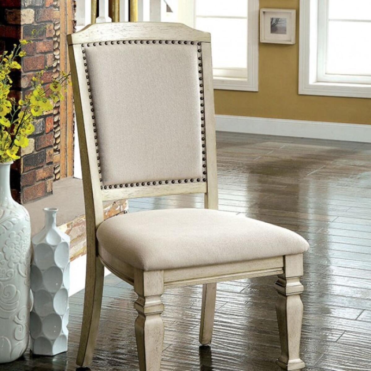 Holcroft Side Chair (2/Box) Chairs & Benches Antique White/Ivory 4