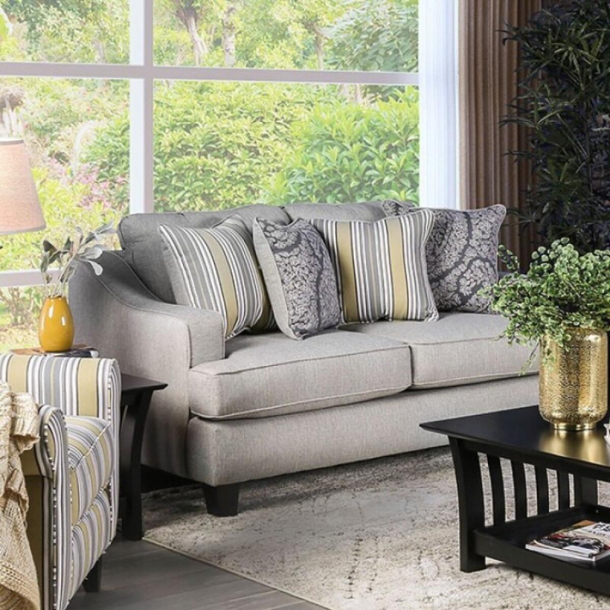 Wilkie Love Seat Loveseats Furniture of America 4