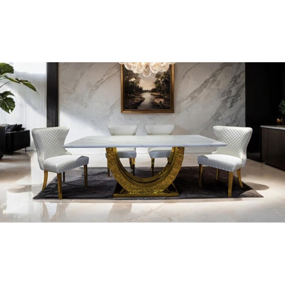 Portanova Gold Chair (2/CTN) - Image 3