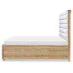 Complete King Channeled Upholstered Storage Bed 6/6 - Image 4