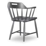 Spindle Back Arm Chair W. Handle Cut Out - Image 3