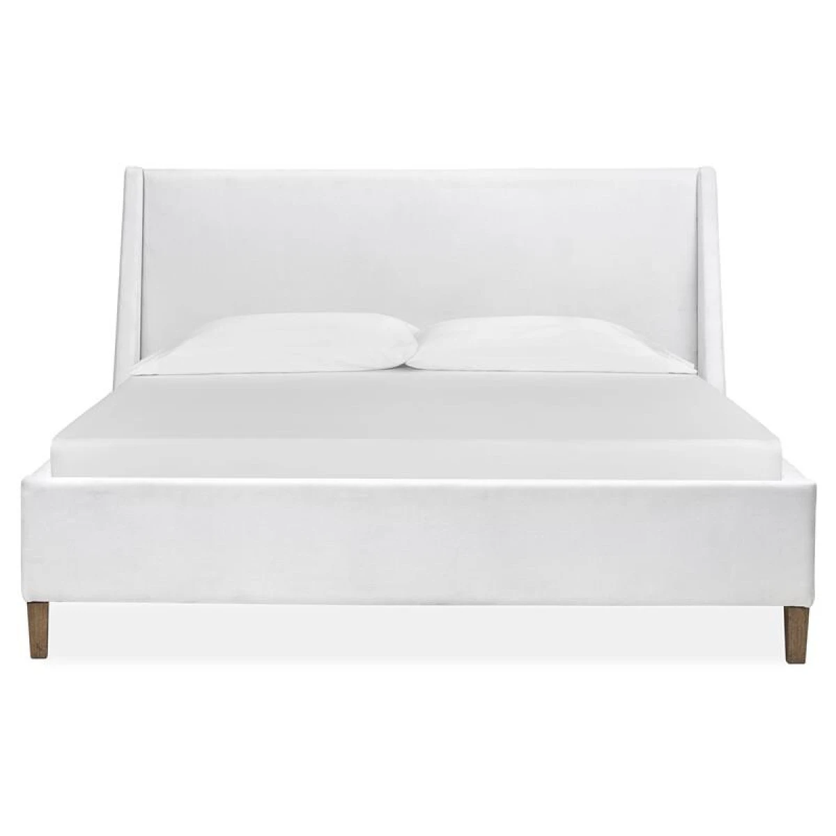 Lindon B5570-70HW Wood Cal.King Island Bed White Upholstered Headboard KD - Image 2