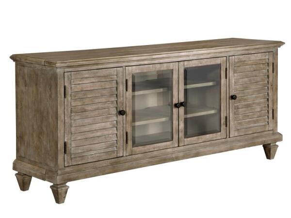 Lancaster Console Entertainment Stands Brown 10