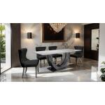 Portanova Chair, Silver/Black (2/CTN) - Image 2