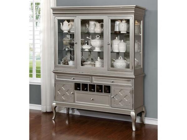 Amina Hutch & Buffet Dining Storage Champagne