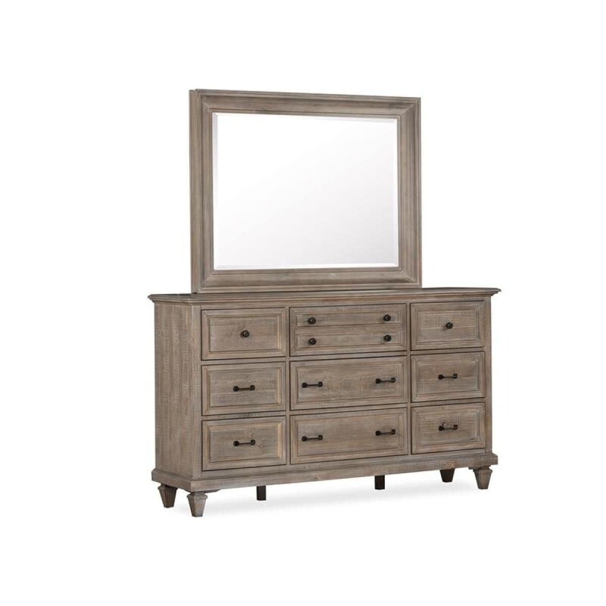 Lancaster Landscape Mirror Bedroom Mirrors Brown 6