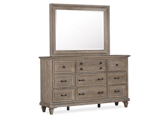 Lancaster Landscape Mirror Bedroom Mirrors Brown 13